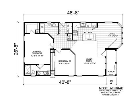 Champion Arizona 2 Bedroom Manufactured Home Bayside for $143,547 | Model AF2849X from Homes Direct