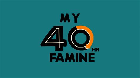 Fundraising for the 40 Hour Famine | Sancta Maria College