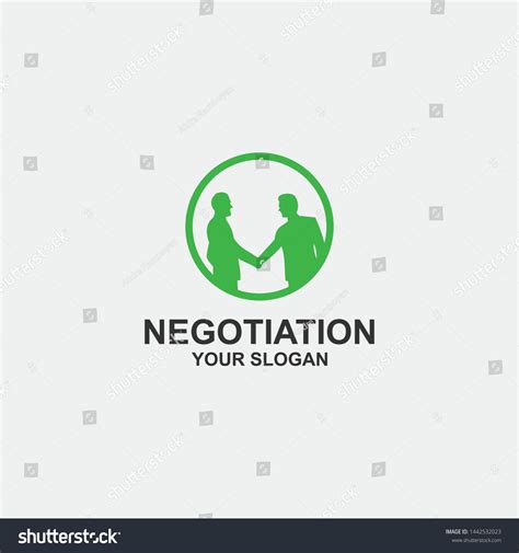 Negotiation Logo Template Design Vector Stock Vector (Royalty Free ...