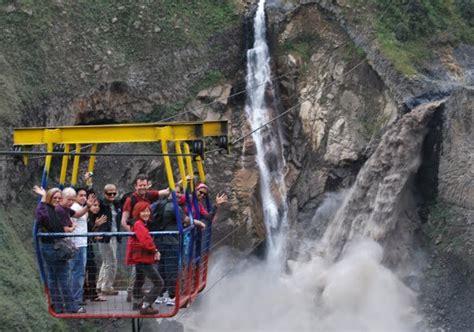 Waeterfallsoure Banos Ecuador | Pailon del Diablo Waterfall Banos ...