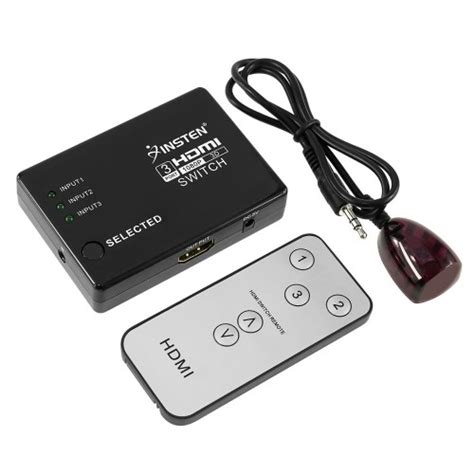 3 Port HDMI Splitter + IR Remote : Splitters, Couplers & Adapters - Best Buy Canada