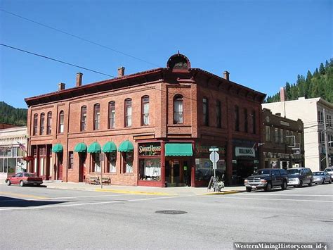 Downtown Wallace, Idaho. – Western Mining History