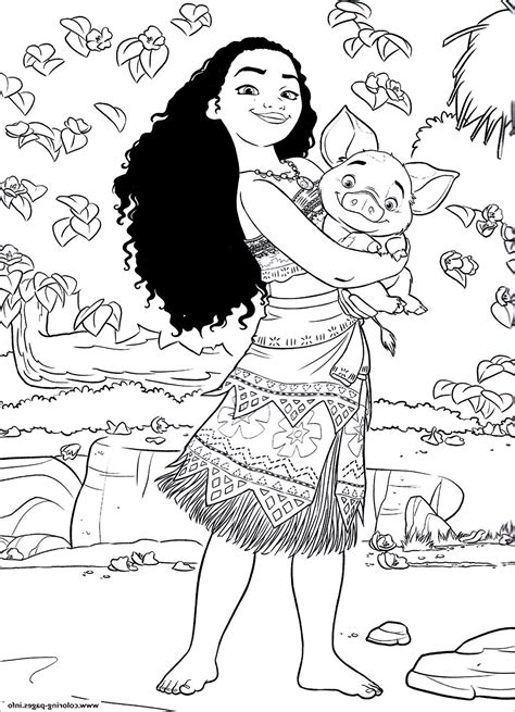 Coloriage Princesse Vaiana Moana Disney Dessin Moana Coloring Pages | Images and Photos finder