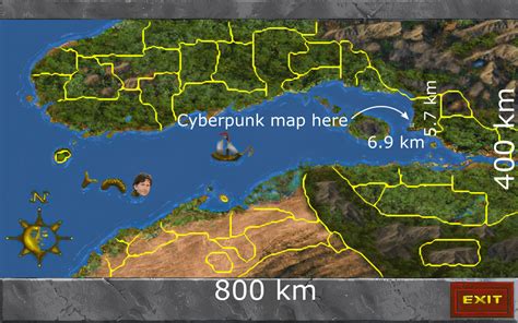 Cyberpunk vs TES II: Daggerfall map size comparison. This is why Todd Howard will ever be the ...