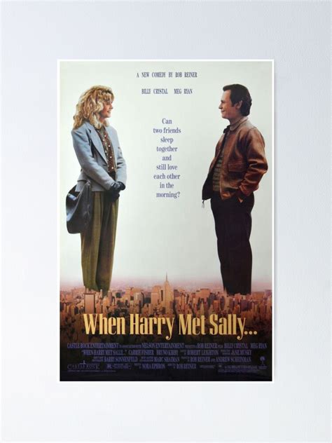 "When Harry met Sally Poster" Poster for Sale by hypocratees | Redbubble