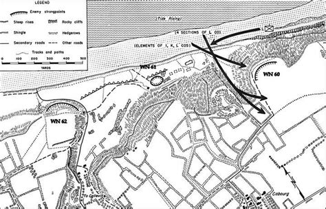 Omaha Beach D-Day Landings, the assault on, Fox Sector and WN60