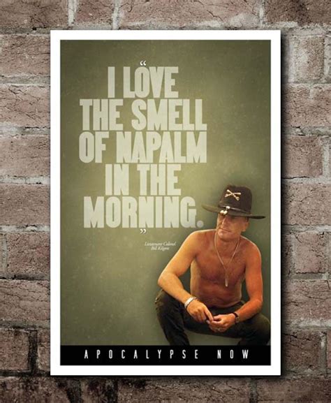 Apocalypse Now napalm Quote Poster - Etsy
