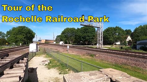 ROCHELLE RAILROAD PARK TOUR and a train! Includes shout out! - YouTube