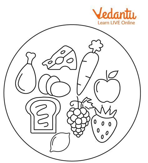 Healthy Food Coloring Pages | Colouring Activity for Kids