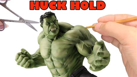 HULK handmade from polymer clay, the full sculpturing process ...