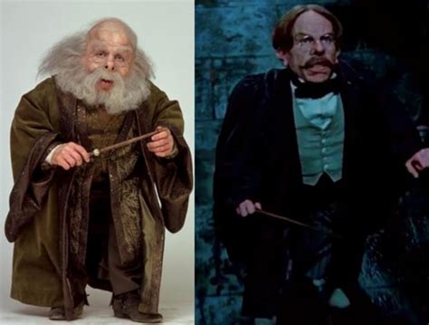 harry potter - Why did the look of Professor Flitwick change in between ...