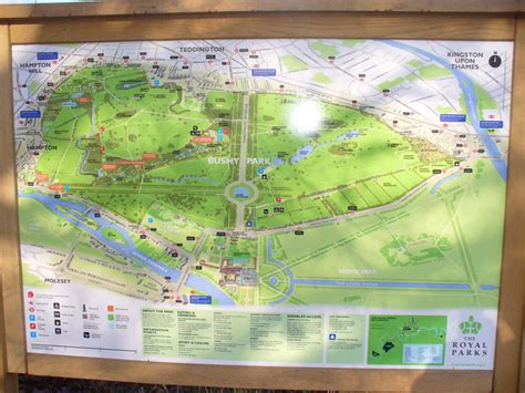 Bushy Park Map © Colin Smith cc-by-sa/2.0 :: Geograph Britain and Ireland