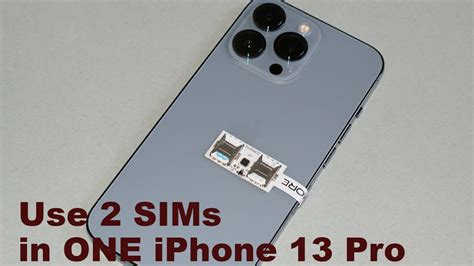 iPhone 13 Pro DUAL SIM Transformer 2 SIM Adapter SIMore Speed Xi Twin ...