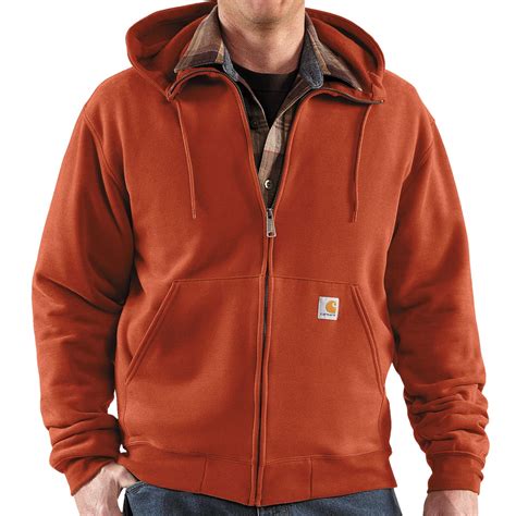 Carhartt Brushed Fleece Hooded Jacket (For Men) 6214M