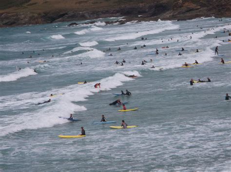 Surfing at Polzeath | Surfing, Natural landmarks, Ocean