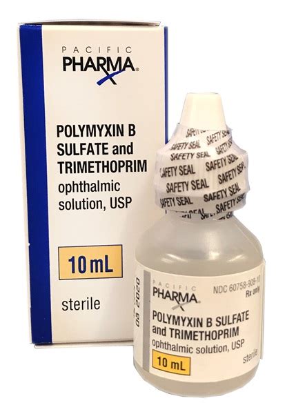 Polymyxin B & Trimethoprim Drops 10mL - Ophthalmic Antibiotics