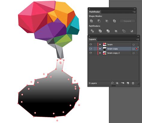 How to create a gradient opacity mask in Illustrator - Graphic Design Stack Exchange