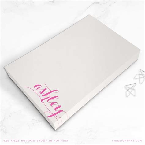 Personalized Notepads for Women Custom Stationary to Do List - Etsy