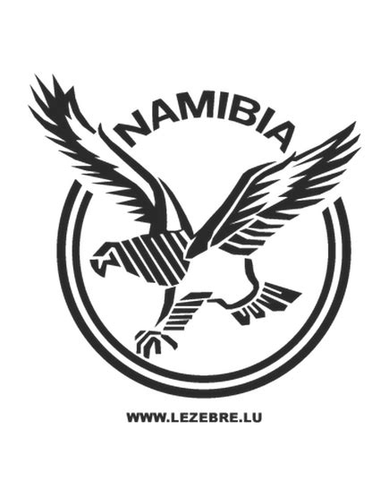 Sticker autocollant Namibia Rugby Logo