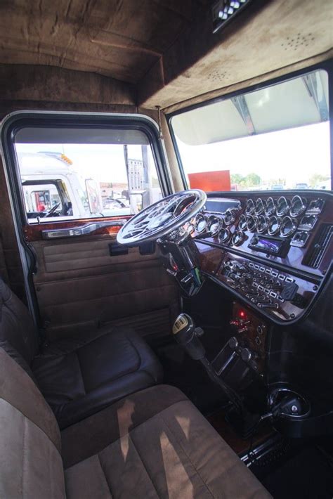 Trucking | Truck interior, Tractor trailers