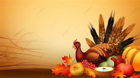 Thanksgiving Party Turkey Background, Animal, Food, Fruit Background Image And Wallpaper for ...