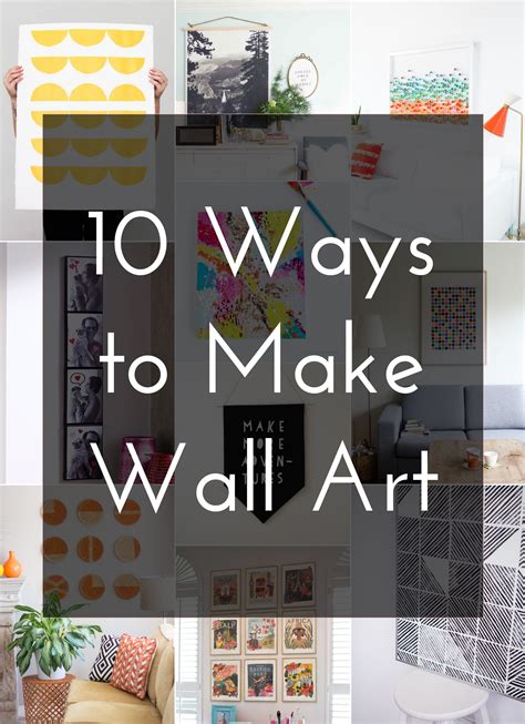 10 ways to make wall art – Artofit