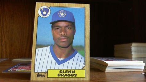 TOPPS 1987 GLENN BRAGGS CARD#622 BREWERS | Baseball cards, Baseball ...