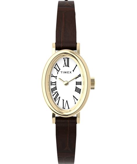 Cavatina 19mm Leather Strap Watch - TW2W78500 | Timex US