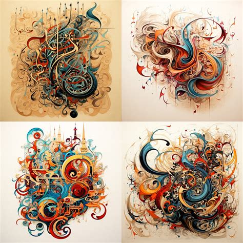 Arabic Calligraphy AI Art: Discover the Captivating Styles - Arabic calligraphy Stable Diffusion ...