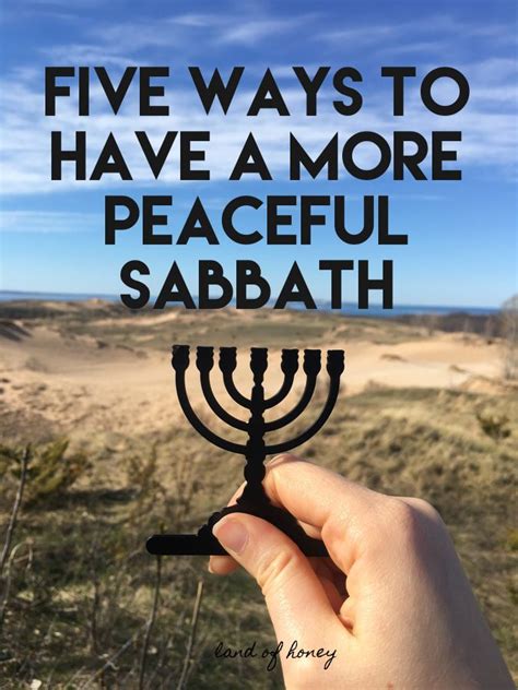 Five Ways to Have a More Peaceful Sabbath | Sabbath, Jewish beliefs ...