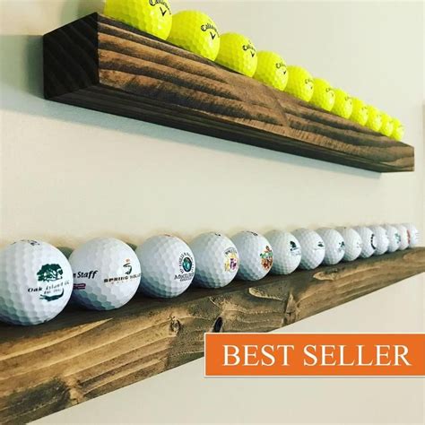 Golf Ball Display Shelf Holder Rack - Etsy | Golf knutselen, Golf kamer ...