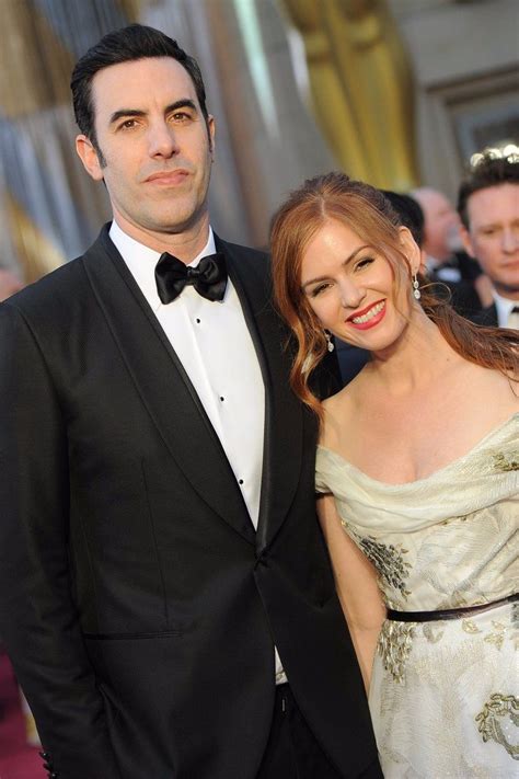 Sacha Baron Cohen and Isla Fisher Prove the Couple That Laughs Together ...