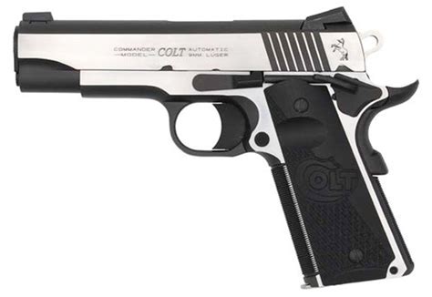 Colt Combat Elite Commander 45 ACP, 4.25" Barrel, Night Sights, TT 8rd ...