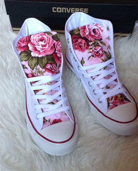 Spring Floral Converse Shoes | Fashion shoes, Shoe boots, Floral converse