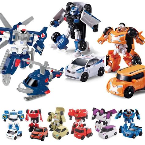 9 Style Tobot 1 Generation Robot Cars Transformation Toys Cartoon ...