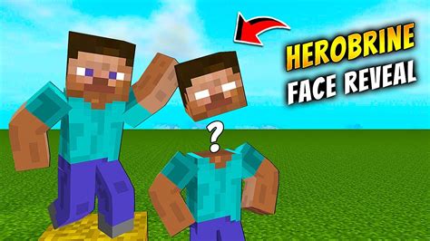 STEVE REVEALED HEROBRINE'S FACE ! - YouTube