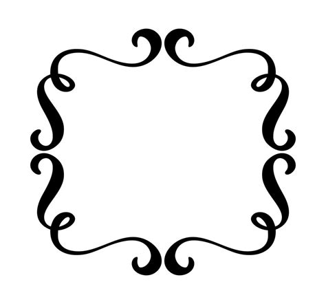 Vintage flourish vector frame 374931 Vector Art at Vecteezy