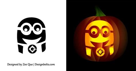 Free Simple & Easy Pumpkin Carving Stencils / Patterns for Kids 2014 – Designbolts