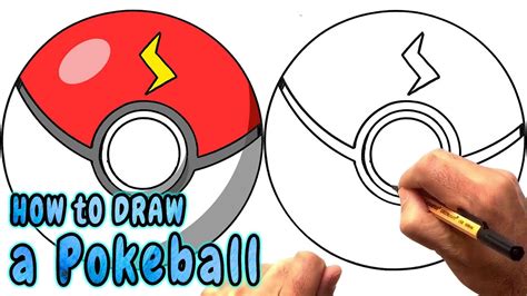 How To Draw A Pokeball We will draw with this stickman in this step