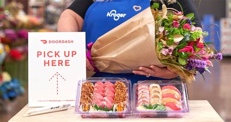 Kroger taps DoorDash for sushi, floral delivery