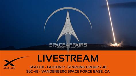 SpaceX Starlink Group 7-18 Launch - The Happening World - Scanalyst