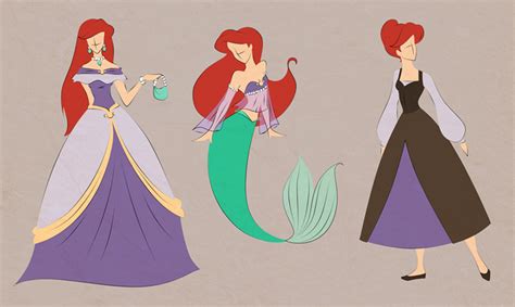 Ariel outfits by scaragh on DeviantArt