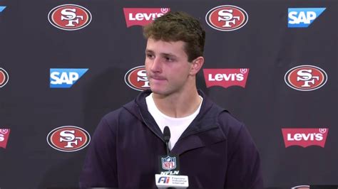 49ers Post-Game: Quarterback Brock Purdy - YouTube