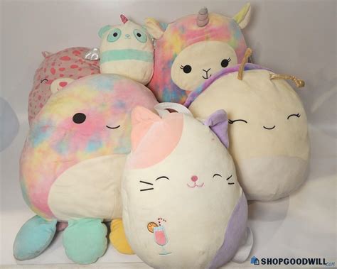 Lot of Assorted Pastel Squishmallows - shopgoodwill.com