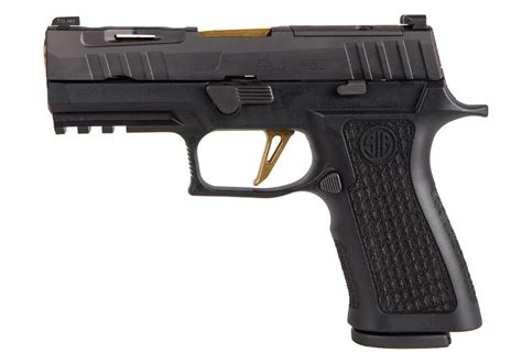 SIG P320 XCarry SPECTRE 9mm Gold Contrast Custom Pistol