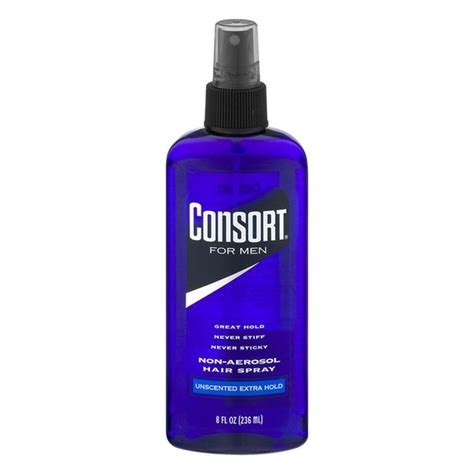 Consort For Men Non-Aerosol Hair Spray Unscented Extra Hold (8 oz) - Instacart