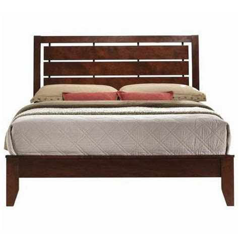 Costway Queen Size Bed Frame W/Platform Wood Slats Tall Headboard Home ...