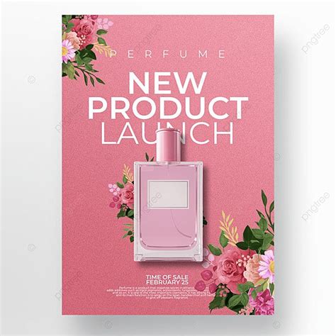 Pink Background Creative Perfume Poster Template Download on Pngtree | Promotional design ...