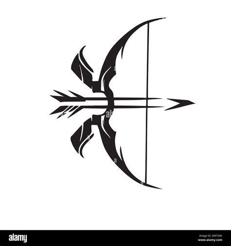 bow and arrow logo illustration Stock Vector Image & Art - Alamy