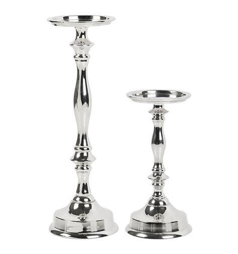 Candlestick holder | Silver Candlesticks